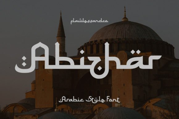 Abizhar: A Timeless Display Font for Editorial Design