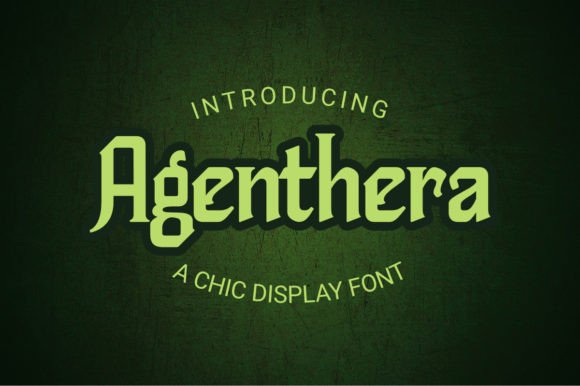 Agenthera: A Font That Adds Elegance to Every Design
