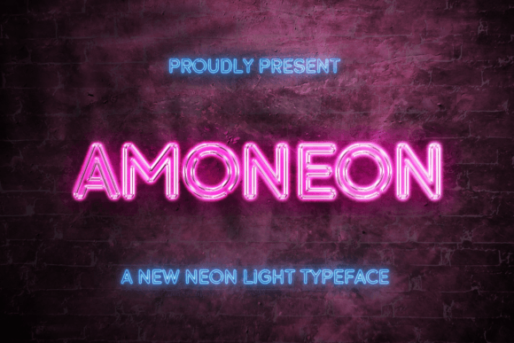 Amoneon: The Font That Lights Up Your Campaign
