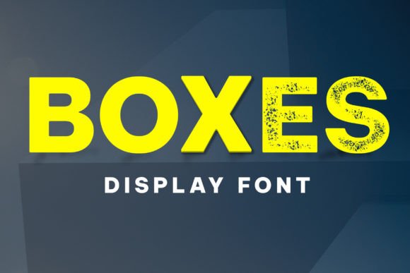Boxes: A Vintage-Style Font for Modern Web Design