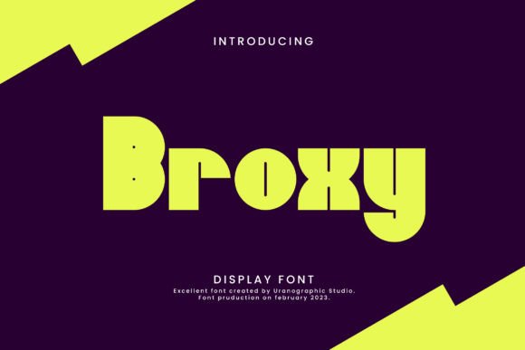 Broxy: The Bold Font That Elevates Your Visual Storytelling