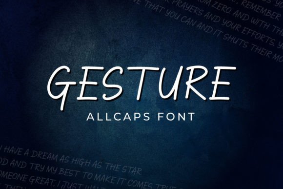 Gesture: A Display Font That Elevates Digital Design