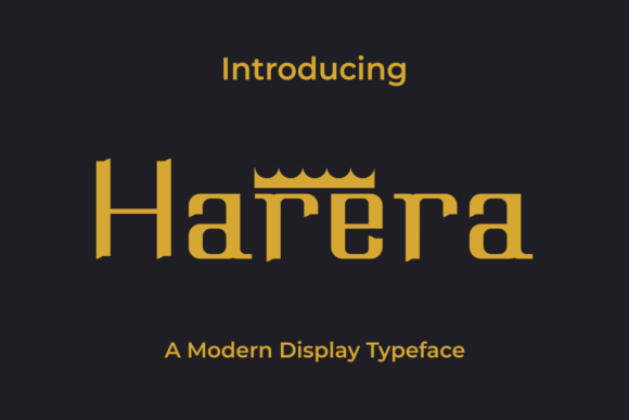 Harera: A Modern Font for Bold Web Design