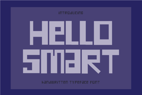 Hello Smart: A Modern Font for Digital Design