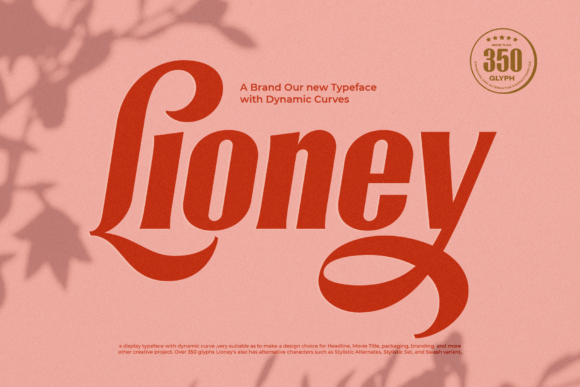 Lioney Oblique: A Modern Display Font for Editorial Design