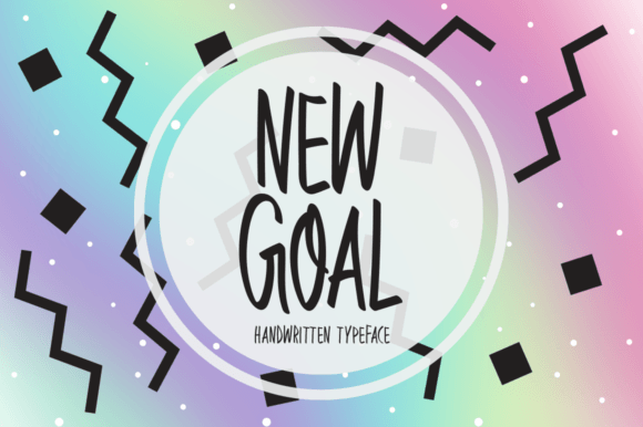 New Goal Font: A Handwritten Touch for Every Creative Project