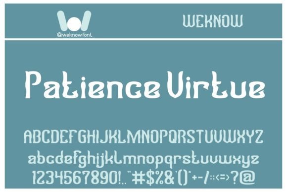 Patience Virtue: A Font That Elevates Your Digital Brand