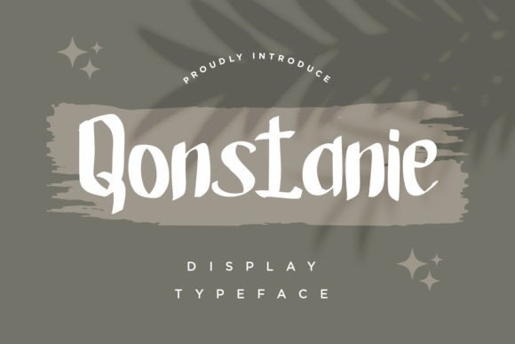 Qonstanie: A Display Font for Editorial Excellence