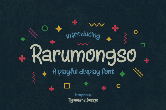 Rarumongso: A Playful Font for Digital Branding
