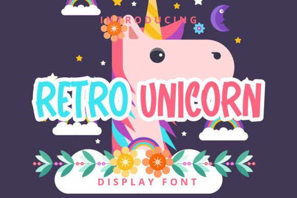 Retro Unicorn Font for Business Branding