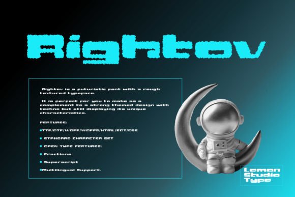 Rightov: A Bold Display Font for Modern Web Design
