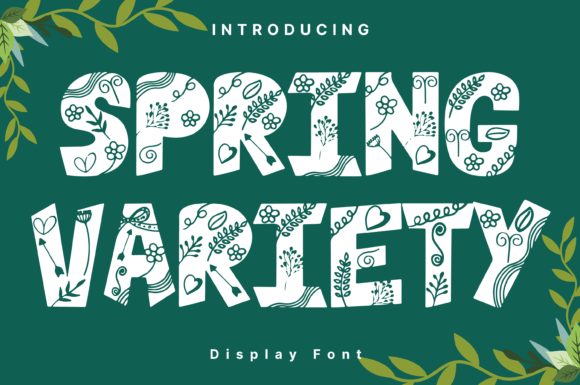 Spring Variety: A Font That Breathes Life into Your Creations