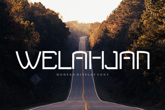Welahjan: A Bold Display Font for Modern Branding